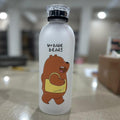 We Bare Bears Panda Water Bottle 1000ml - Cute Cartoon Design Durable Hydration Bottle For School, Gym, Travel, And Outdoor Activities