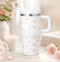 Mini Tumblers Stylish Portable Cups For Hot And Cold Drinks 14 Oz Lightweight Everyday Beverage Solution - Color Blue