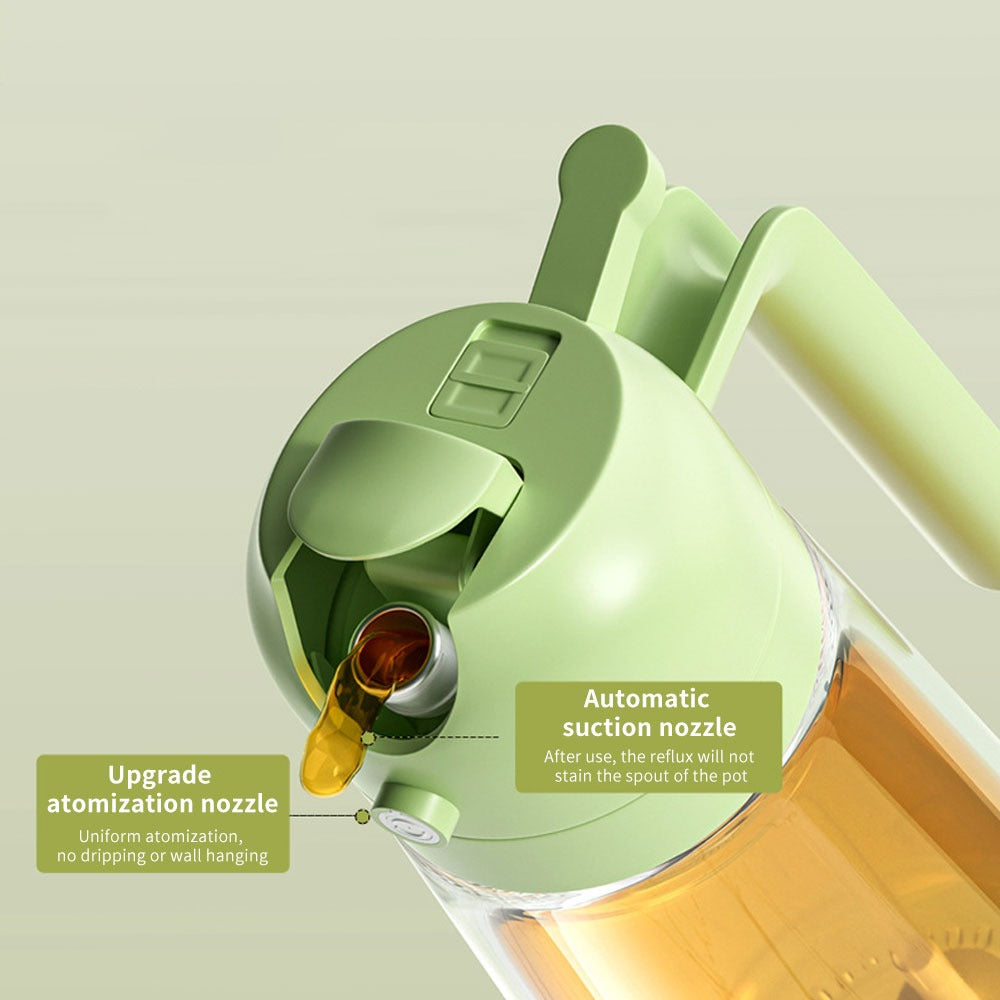 2-In-1 Oil Sprayer Bottle For Kitchen - Kitchen Accessory Designed For Cooking Oil Dispensing And Food Preparation Routine