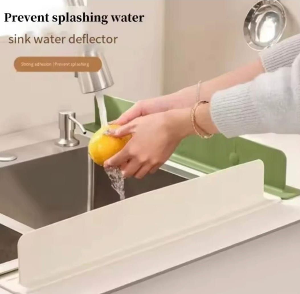 Sink Water Deflector Pack Of 3 Strong Adhesion Durable Easy To Use Practical Choice For Preventing Splashing While Washing Dishes